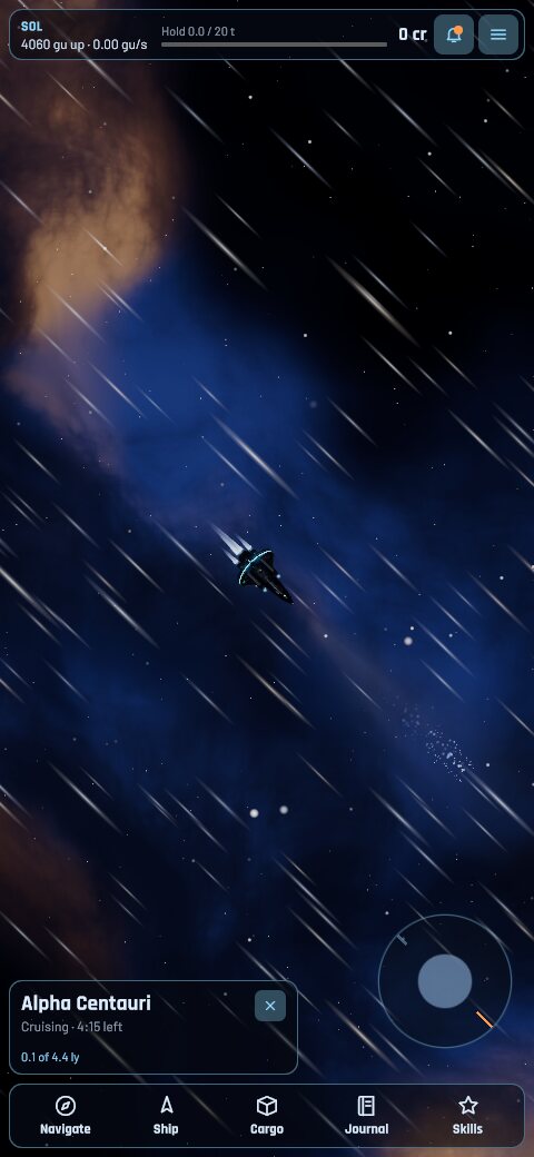 Cruising between stars